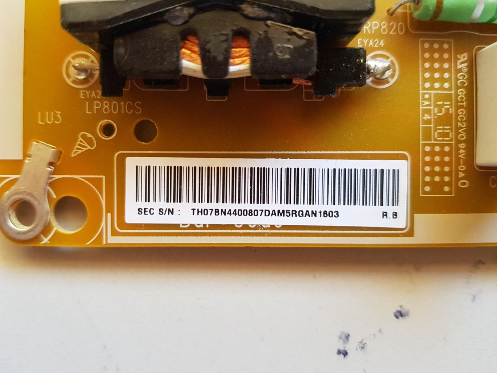 GENUINE SAMSUNG POWER SUPPLY BOARD BN44-00807D