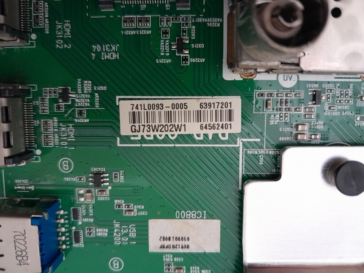 GENUINE LG OLED 65C7T-T MAIN BOARD 63917201 6456201