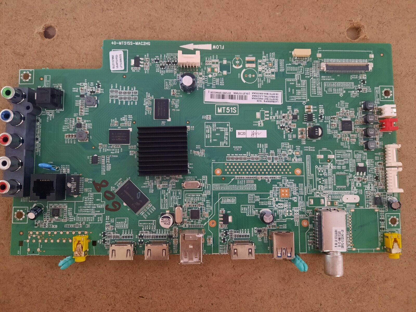 GENUINE TCL L40S4690FS Main Board - 40-MT51SS-MAC2HG