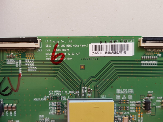GENUINE PANASONIC TH55DX600 T-CON BOARD 6871L-4504A 6870C-0627A