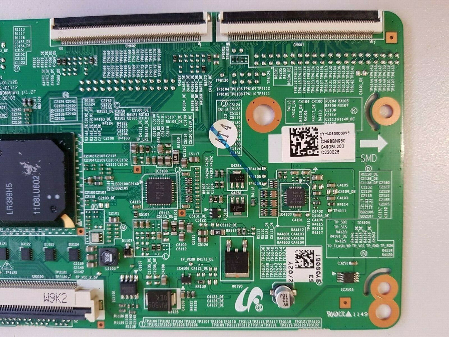 GENUINE SAMSUNG UA60D6600VMXXY (VER -FB01) TCON BOARD BN95-00490B