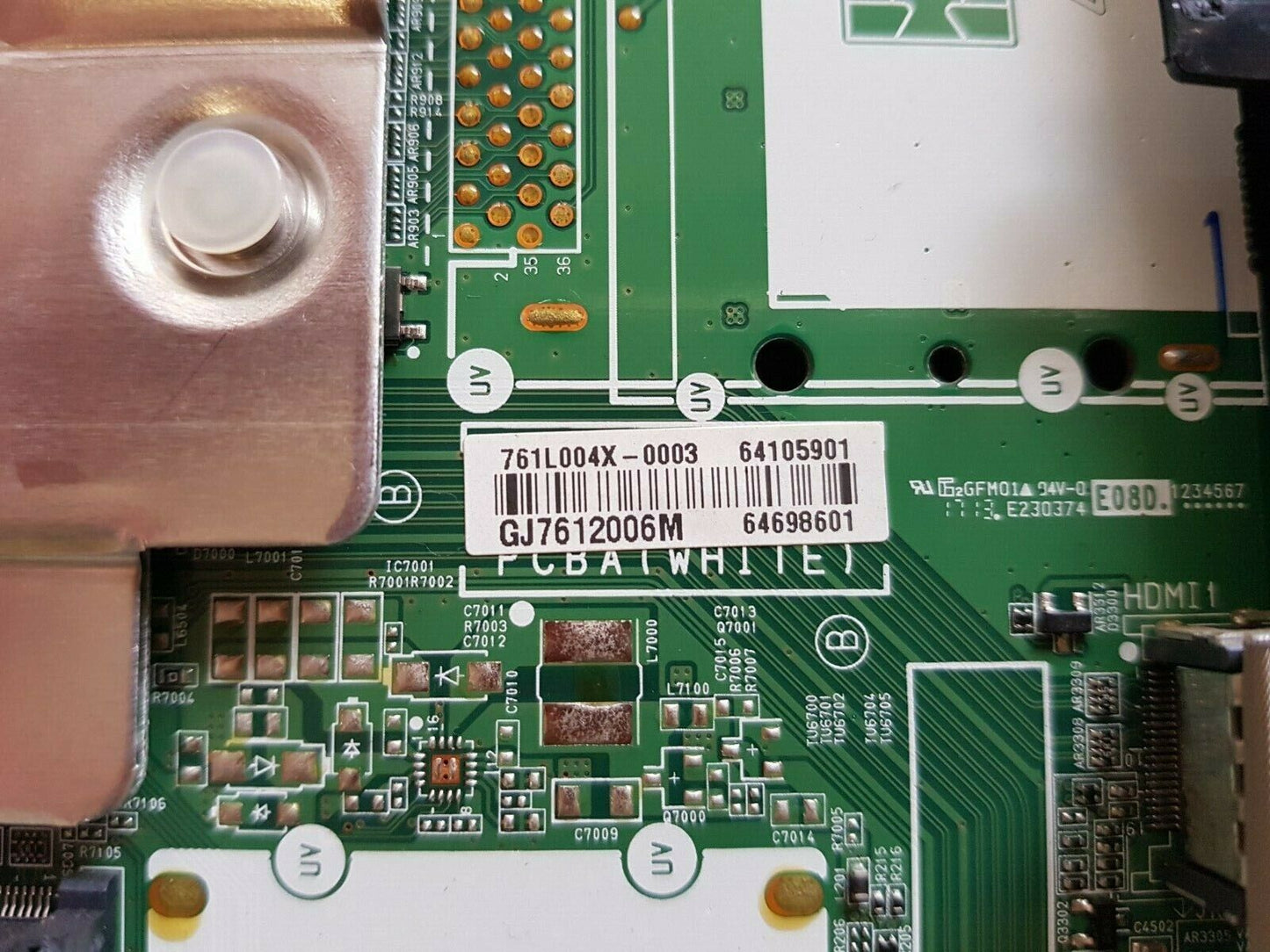 GENUINE LG 75UJ657T MAIN BOARD 64105901 64698601 EAX67166104