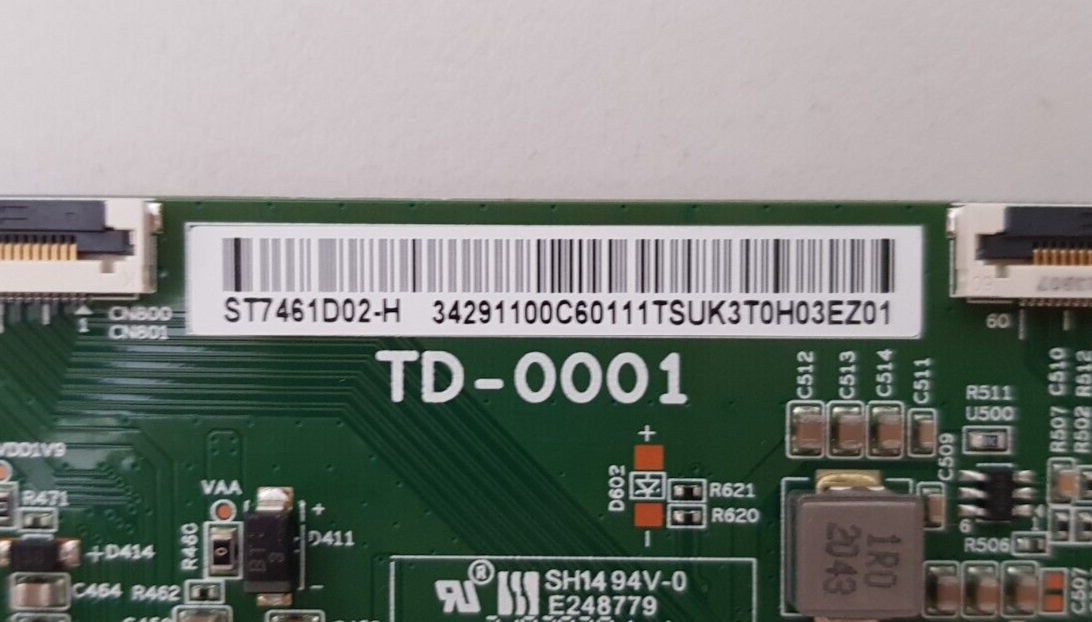 GENUINE SONY XR 75X90J T-CON BOARD TD-0001 ST7461D02-H