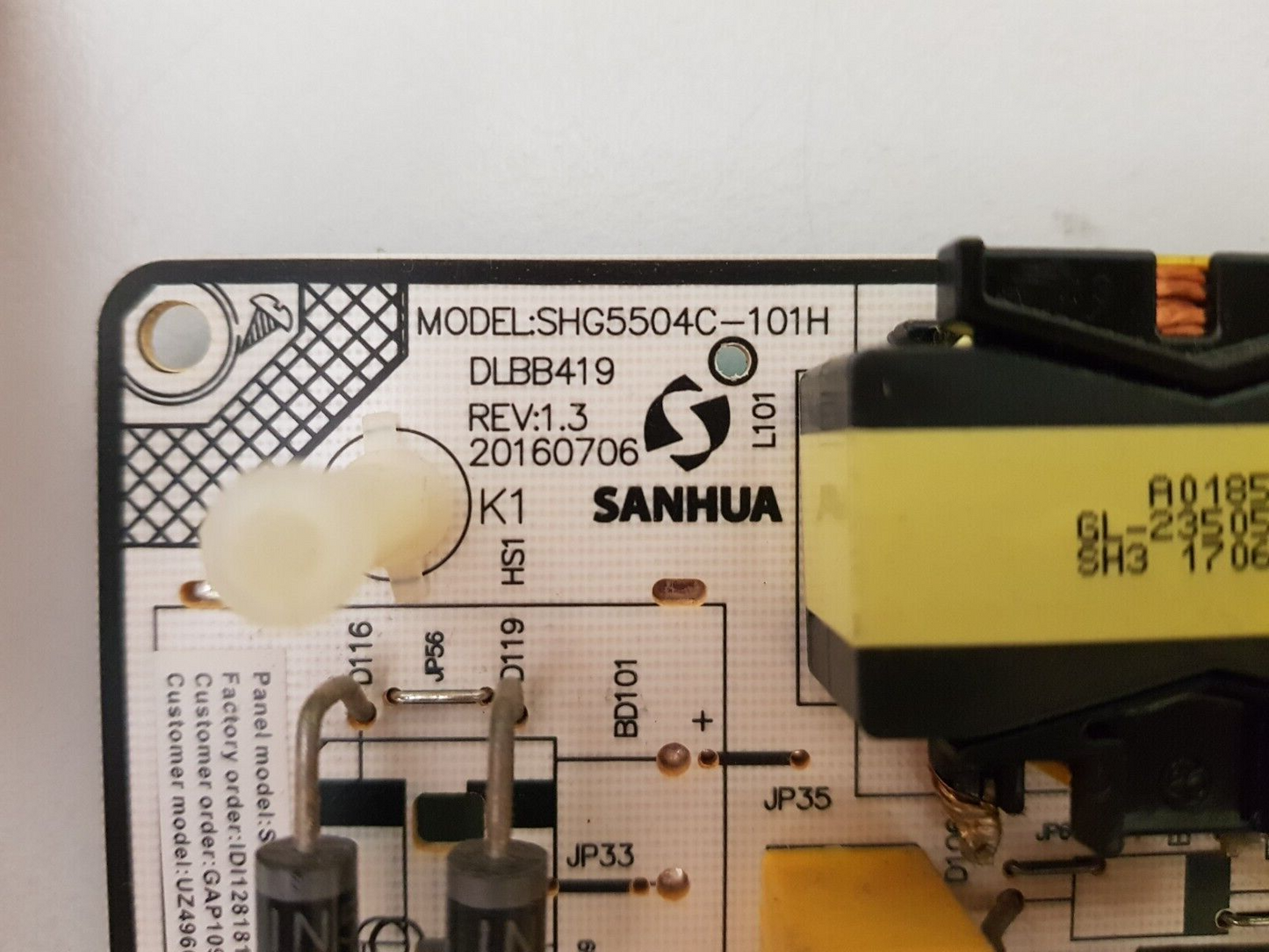 GENUINE HITACHI UZ496600 POWER SUPPLY BOARD SHG5504C-101H