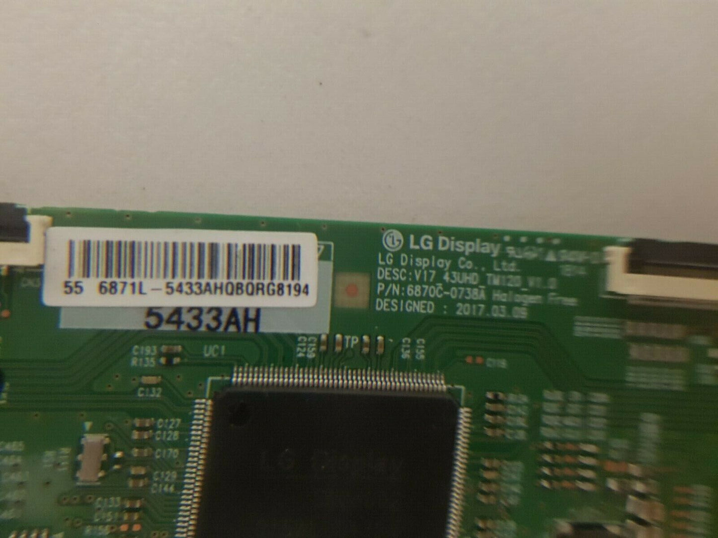 GENUINE KOGAN KALED55JU8000SZA TCON BOARD 6870C-0738A 6871L-5433A