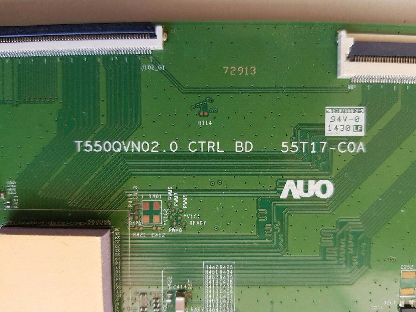 GENUINE JVC LT-55NU50A TCON BOARD T550QVN02.0 55T17-COA