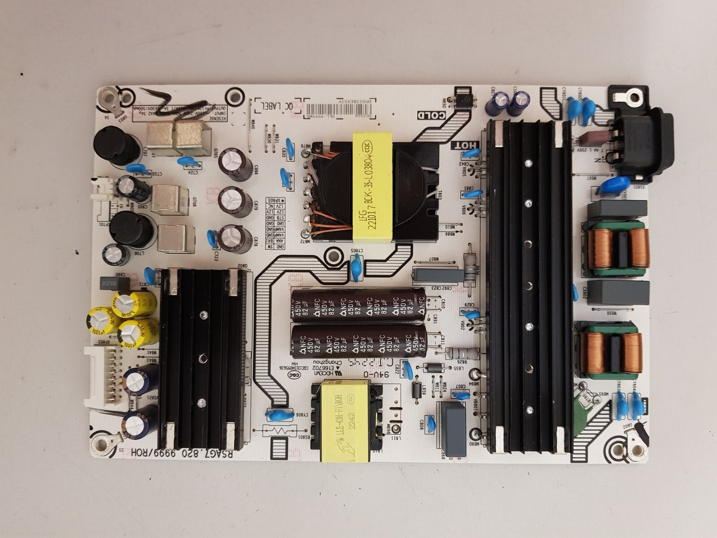 GENUINE HISENSE 50A7HAU POWER SUPPLY BOARD RSAG7.820.9999 HLL-9999WG 303266