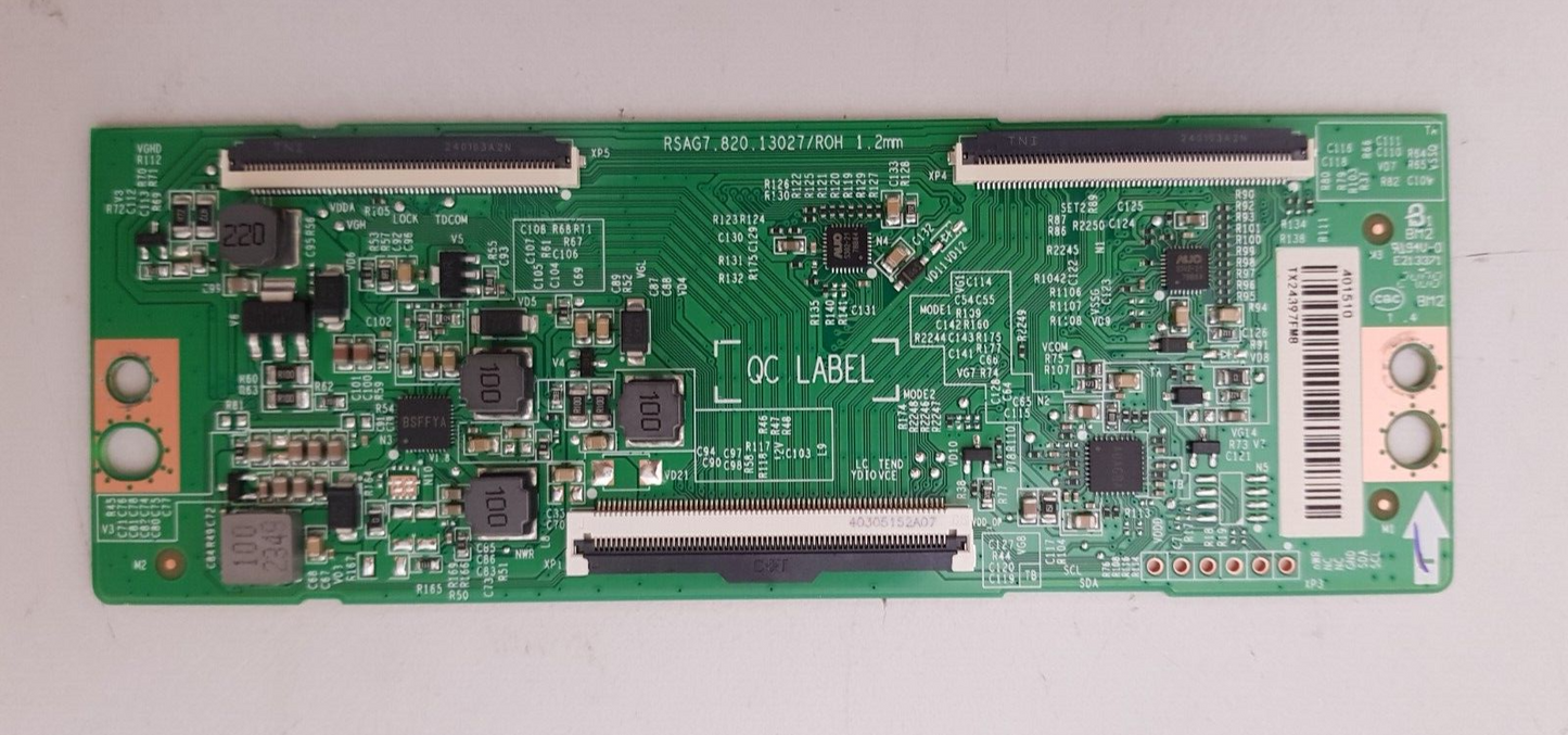 GENUINE HISENSE 43Q6NAU T-CON BOARD RSAG7.820.13027 401510