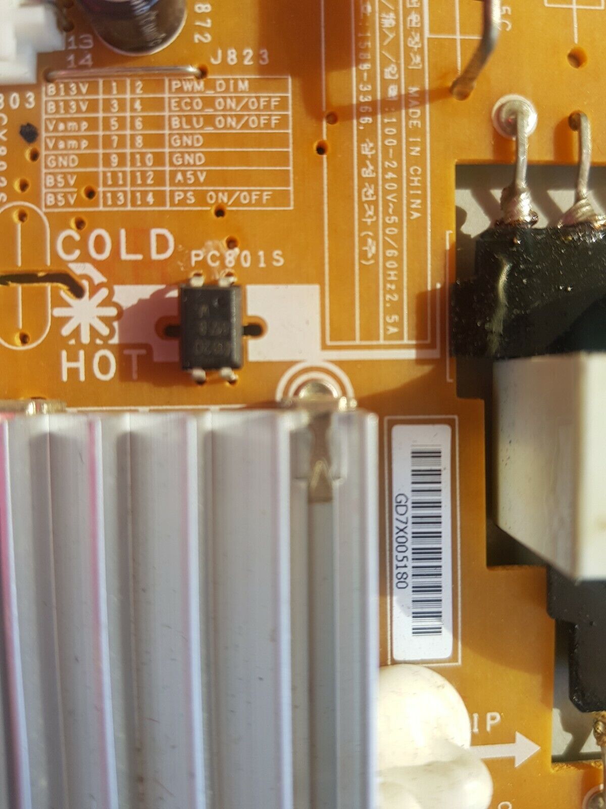 GENUINE SAMSUNG UA32F5500 UA32F5000 POWER SUPPLY BOARD BN44-00605A L32SF_DSM