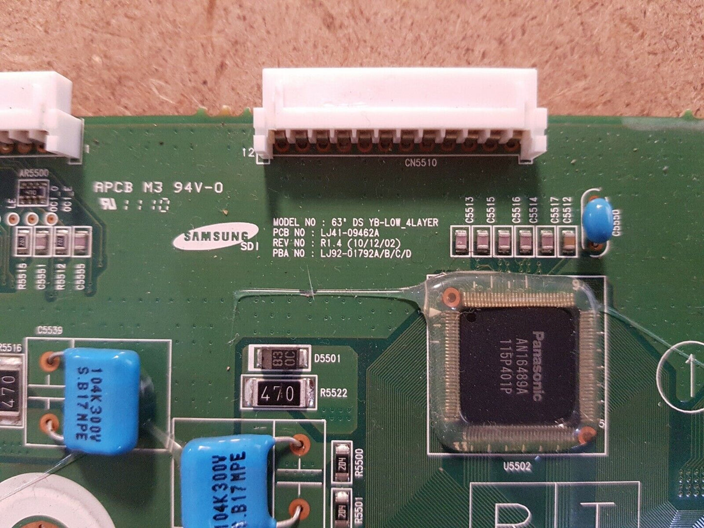 GENUINE Samsung PS64D8000 Y-Buffer Bottom Board - LJ41-09462A LJ92-01792A