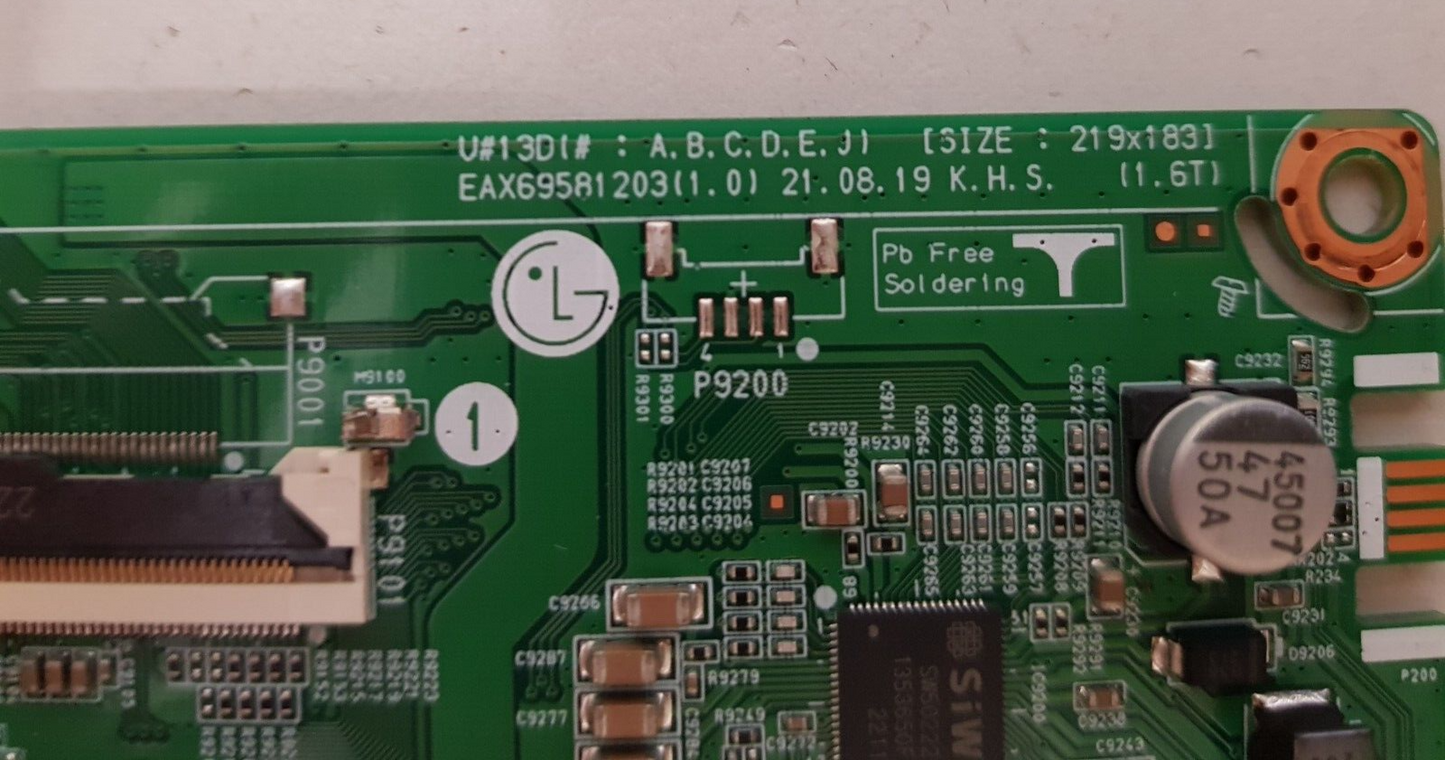 GENUINE LG 50UP8000PTB .ATIYLJD MAIN BOARD 66814102 EAX69581203 1.0