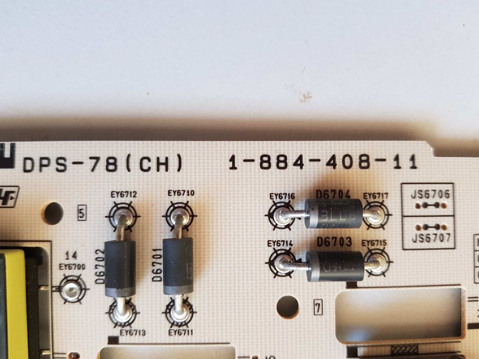 GENUINE SONY KDL55EX720 POWER SUPPLY BOARD G8 1-884-408-11 DPS-78 147430211