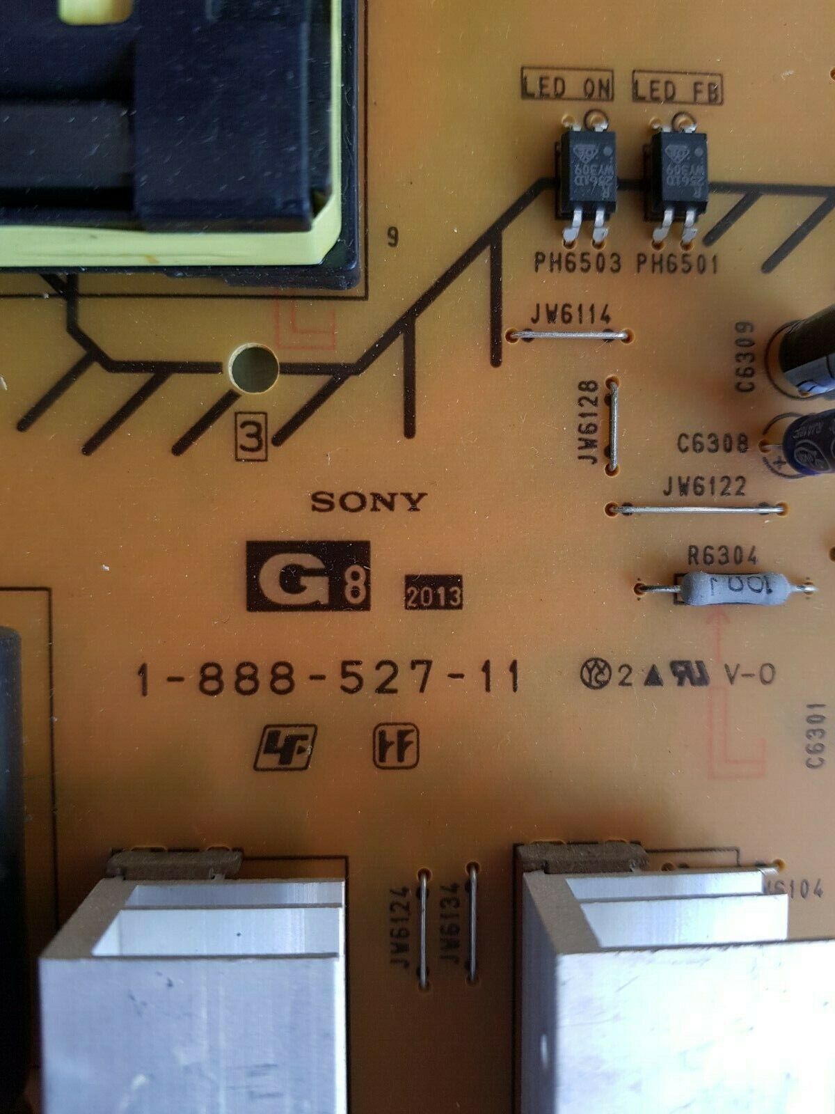 GENUINE SONY XBR-65X850A XBR-65X900A POWER SUPPLY BOARD G8 1-888-527-11 APS-354