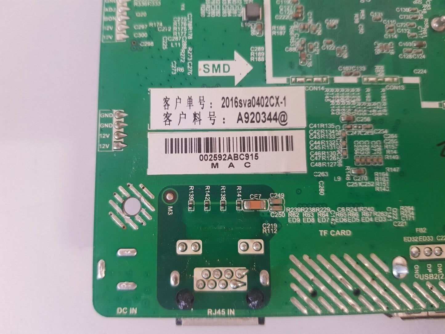 GENUINE THORN 55THL4KST1 WIFI BOARD (B.RK3288.3) K16041285-0H00638