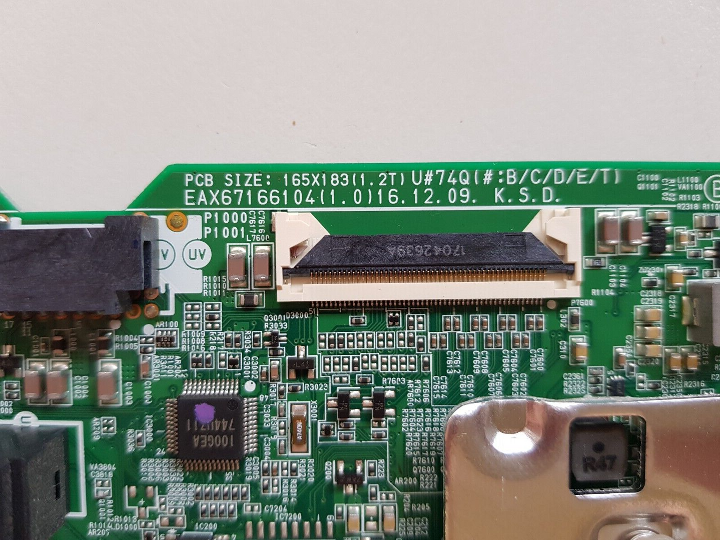 GENUINE LG 65UJ634T MAIN BOARD 64676402 EAX67166104 (1.0)