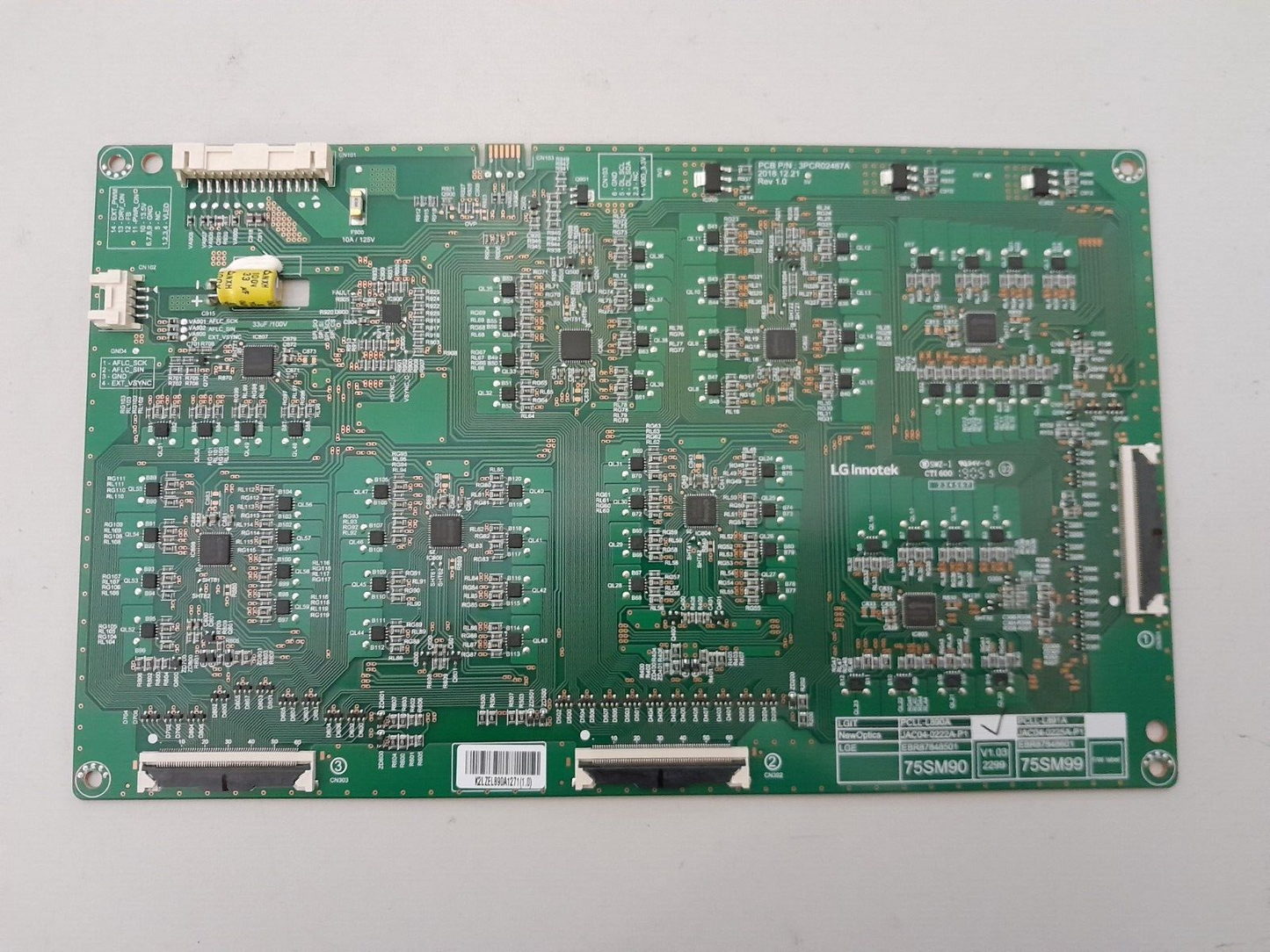 GENUINE LG 75SM9400PTA LED DRIVER BOARD EBR87848501