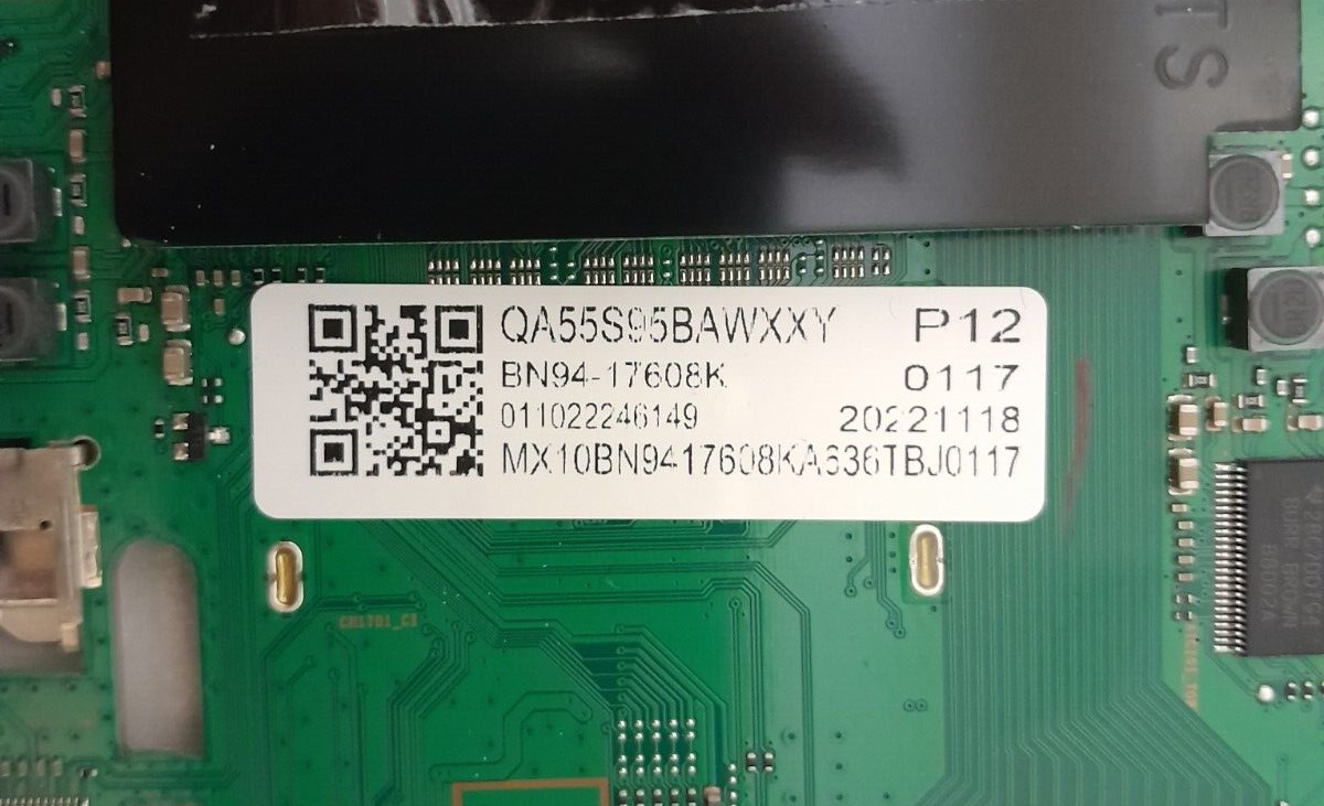 GENUINE SAMSUNG QA55S95BAW XXY (VER FE03) MAIN BOARD BN94-17608K