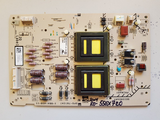 GENUINE SONY KDL55EX720 POWER SUPPLY BOARD G8 1-884-408-11 DPS-78 147430211