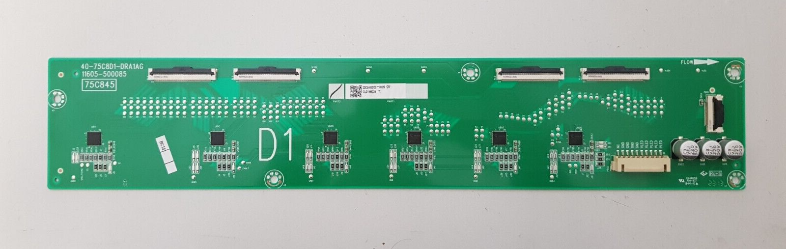 GENUINE TCL 75C845 LED DRIVE BOARD D1 40-75C8D1-DRA1AG 11605-500085