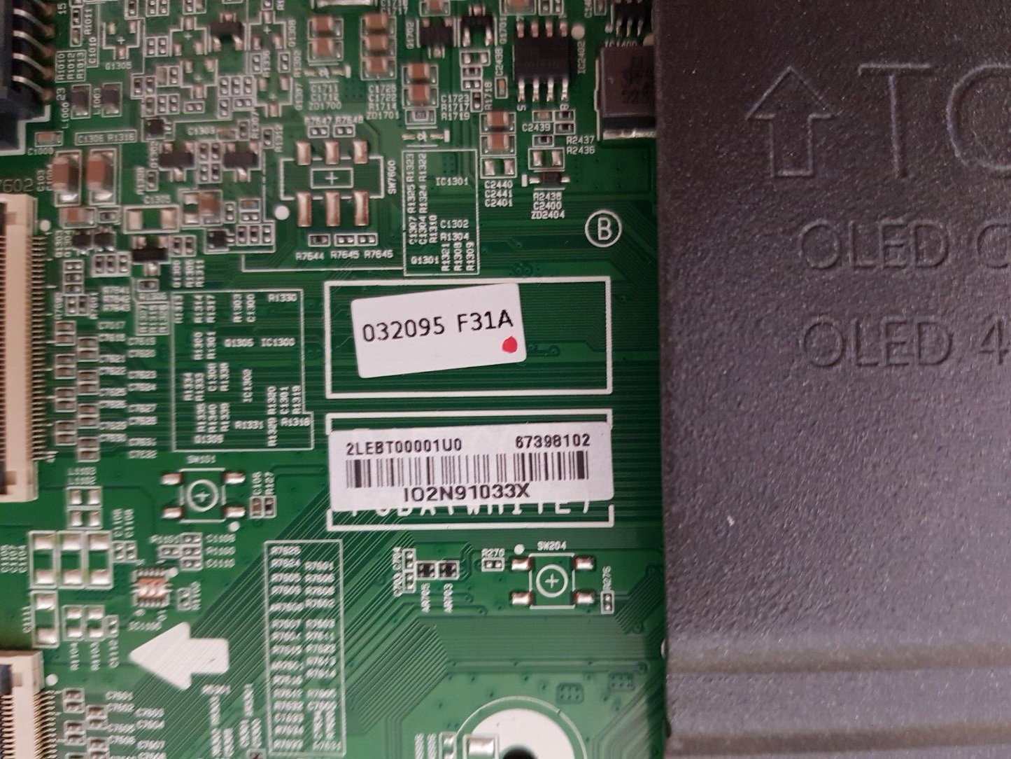 GENUINE LG OLED 65CSPSA .AAUQLJD MAIN BOARD EAX69802105 1.0 67398102