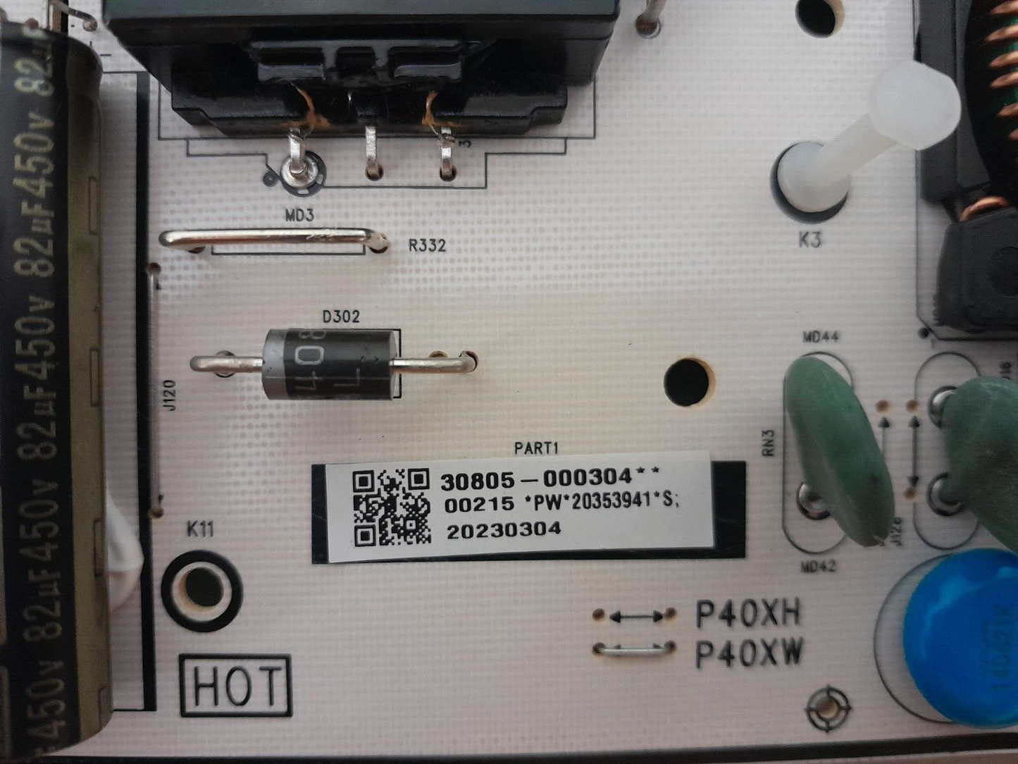 GENUINE TCL 75C745 POWER SUPPLY BOARD 40-P40XWL-PWG1ZG 11601-500103