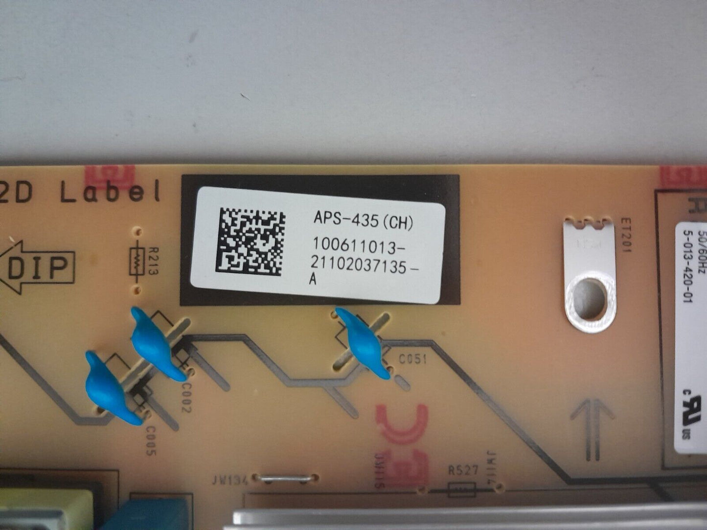 GENUINE SONY XR- 65X90J POWER SUPPLY BOARD G01 APS-435 100611013