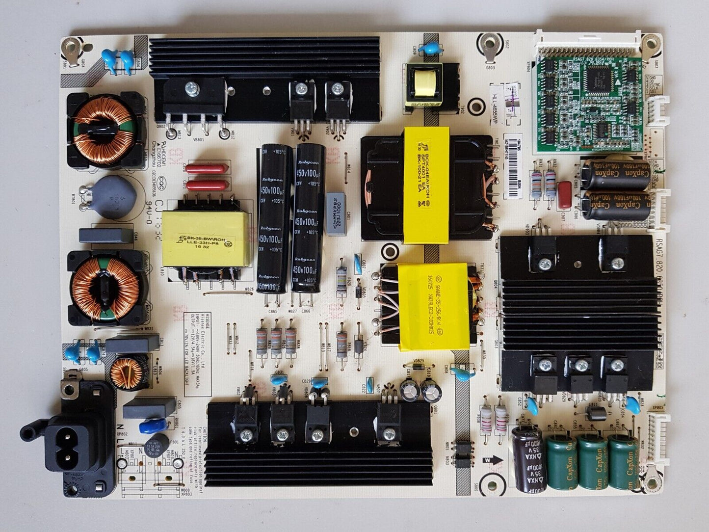 GENUINE HISENSE 55M7000UWG POWER SUPPLY BOARD RSAG7.820.6350/ROH HLL-4655WP