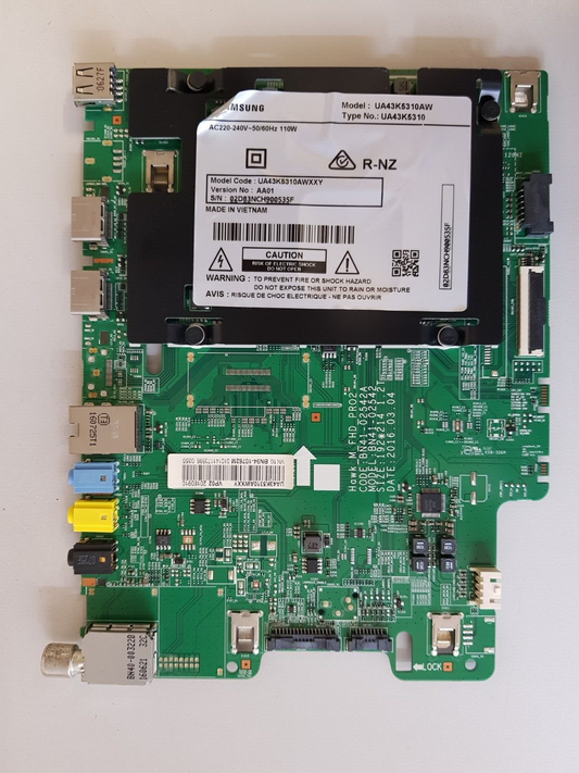 GENUINE SAMSUNG UA43K5310AWXXY (VER AA01) MAIN BOARD BN94-10762M BN41-02542A