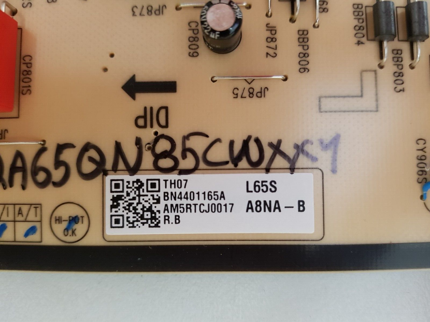 GENUINE SAMSUNG QA65QN85CWXXY POWER SUPPLY BOARD BN44-01165A L65SA8NA_BHS