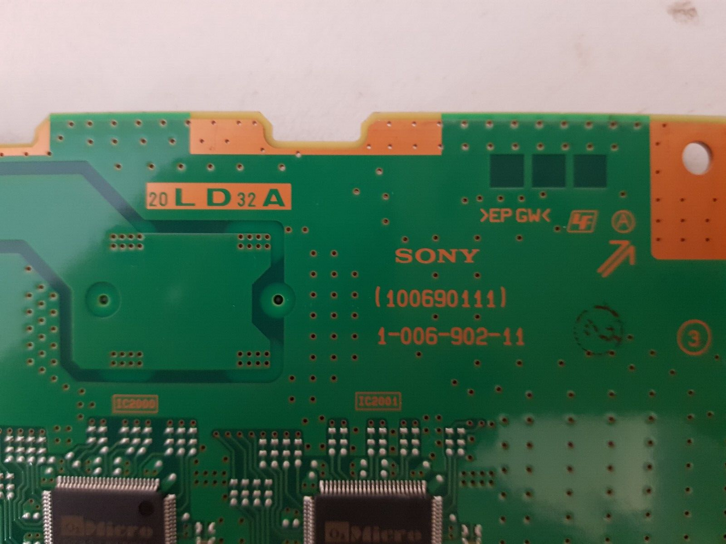 GENUINE SONY XR- 75X90J LED DRIVER BOARD 20LD32A 1-006-902-11 100690111
