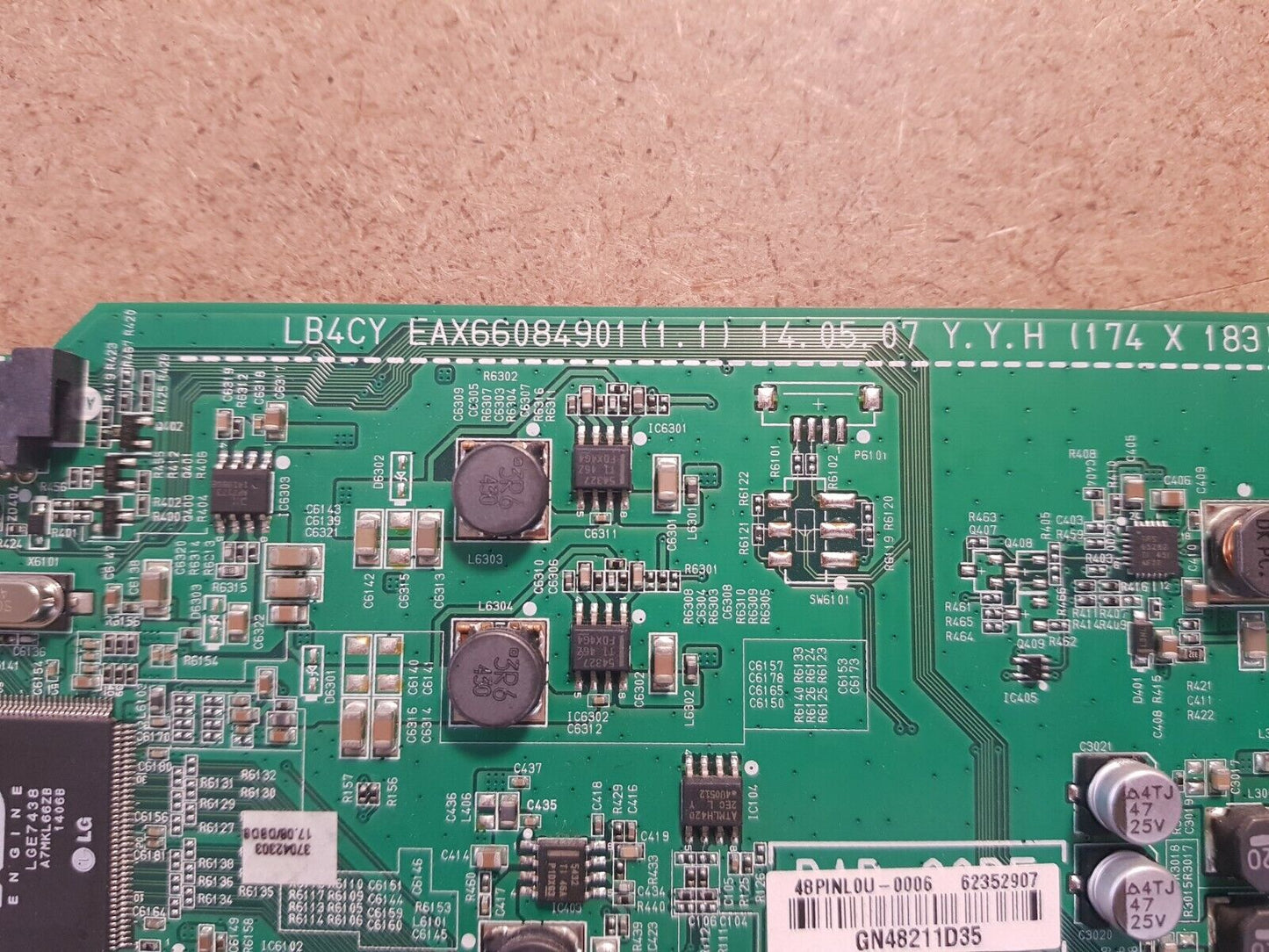 GENUINE LG 60LY340C Main Board - EAX66084901 (1.1)