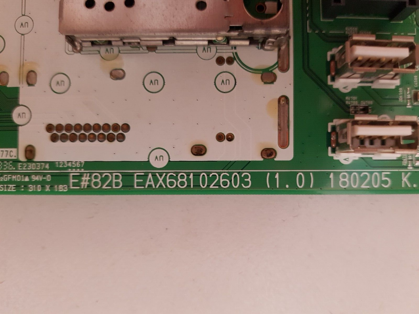GENUINE LG OLED 55B8STB MAIN BOARD 65362401 64788601 EAX68102603 1.0