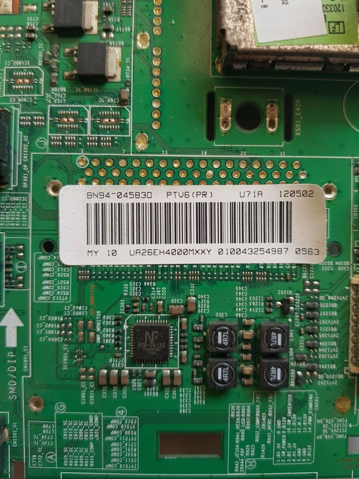 GENUINE SAMSUNG UA26EH4000 MAIN BOARD BN94-04583D BN41-01795A