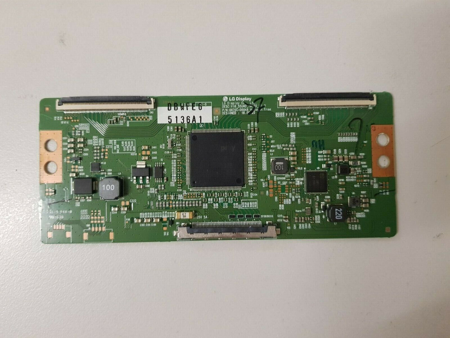 GENUINE LG 55UH615T TCON BOARD 6870C-0694A 6871L-5136A