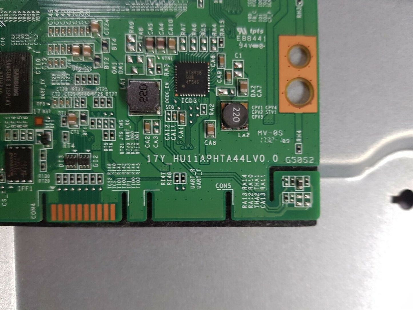 GENUINE JVC LT-55N780A T-Con Board - 17Y_HU11APHTA44LV0.0 LSC550FN21-W01