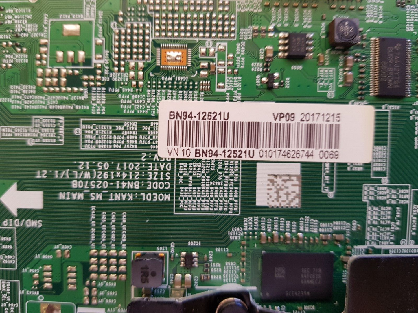 GENUINE SAMSUNG UA75MU7000WXXY VER FE06 MAIN BOARD BN94-12521U BN41-02570B