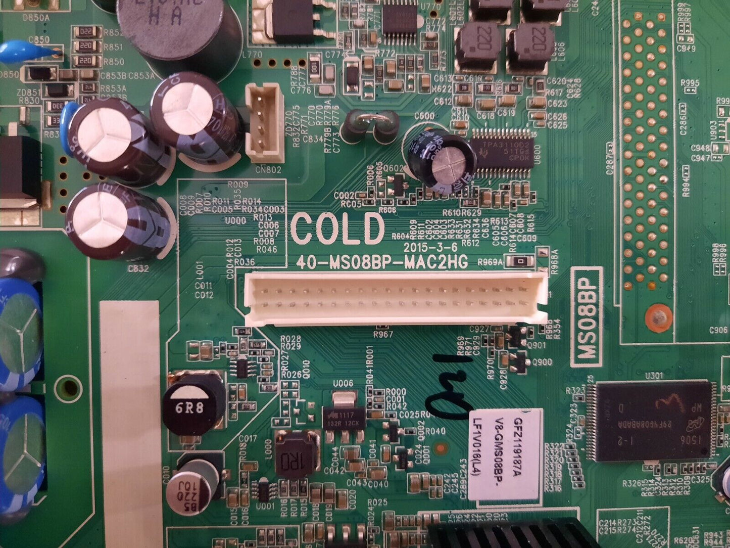 GENUINE TCL L40E3800 Main Board - 40-MS08BP-MAC2HG