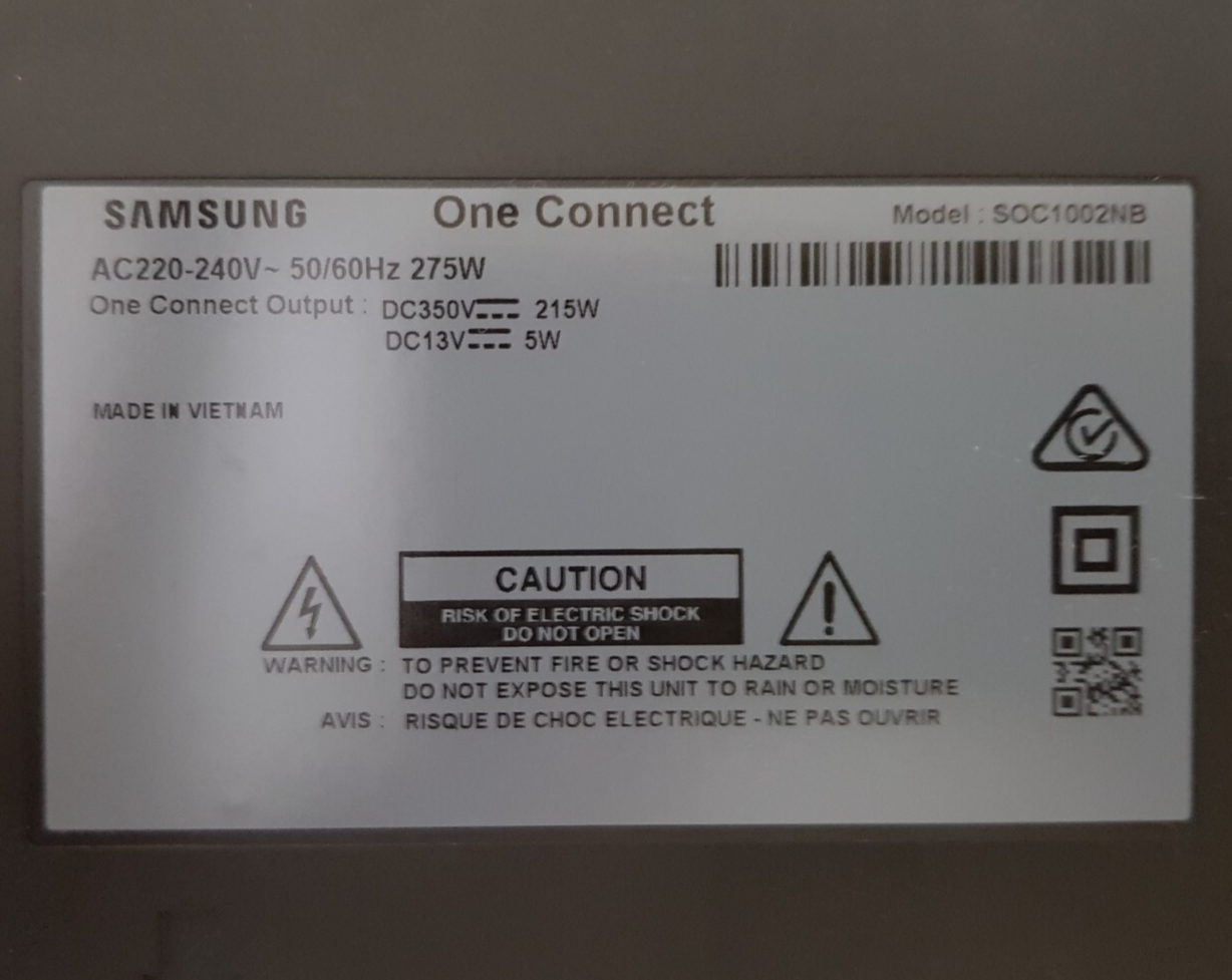 GENUINE SAMSUNG 65Q7 65Q8 ONE CONNECT BOX BN94-12954R BN44-00934A SOC1002NB