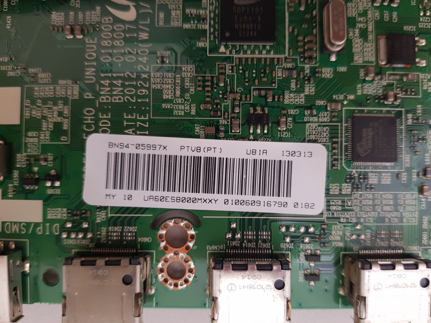 GENUINE SAMSUNG UA60ES8000MXXY (VER HS01) MAIN BOARD BN94-05997X BN94-05570N