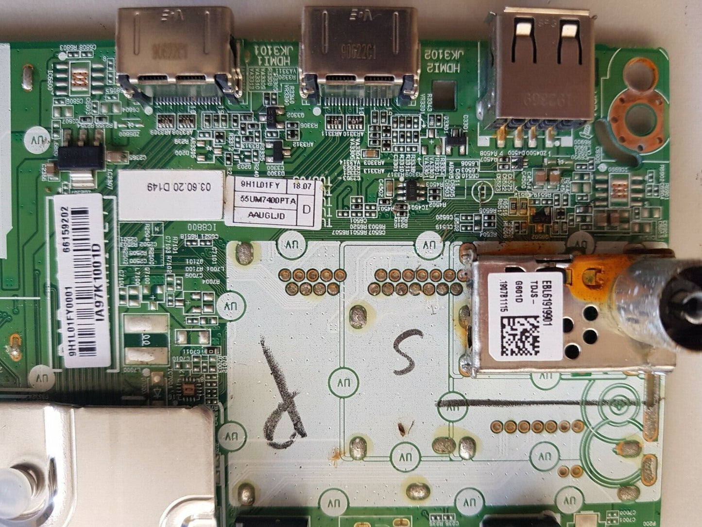 GENUINE LG 55UM7400-PTA MAIN BOARD 66159202 EAX68253604