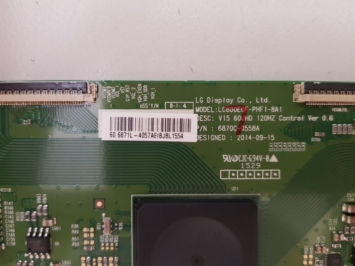 GENUINE PANASONIC TH60CX700A T-CON BOARD 6871L-4057A 6870C-0558A