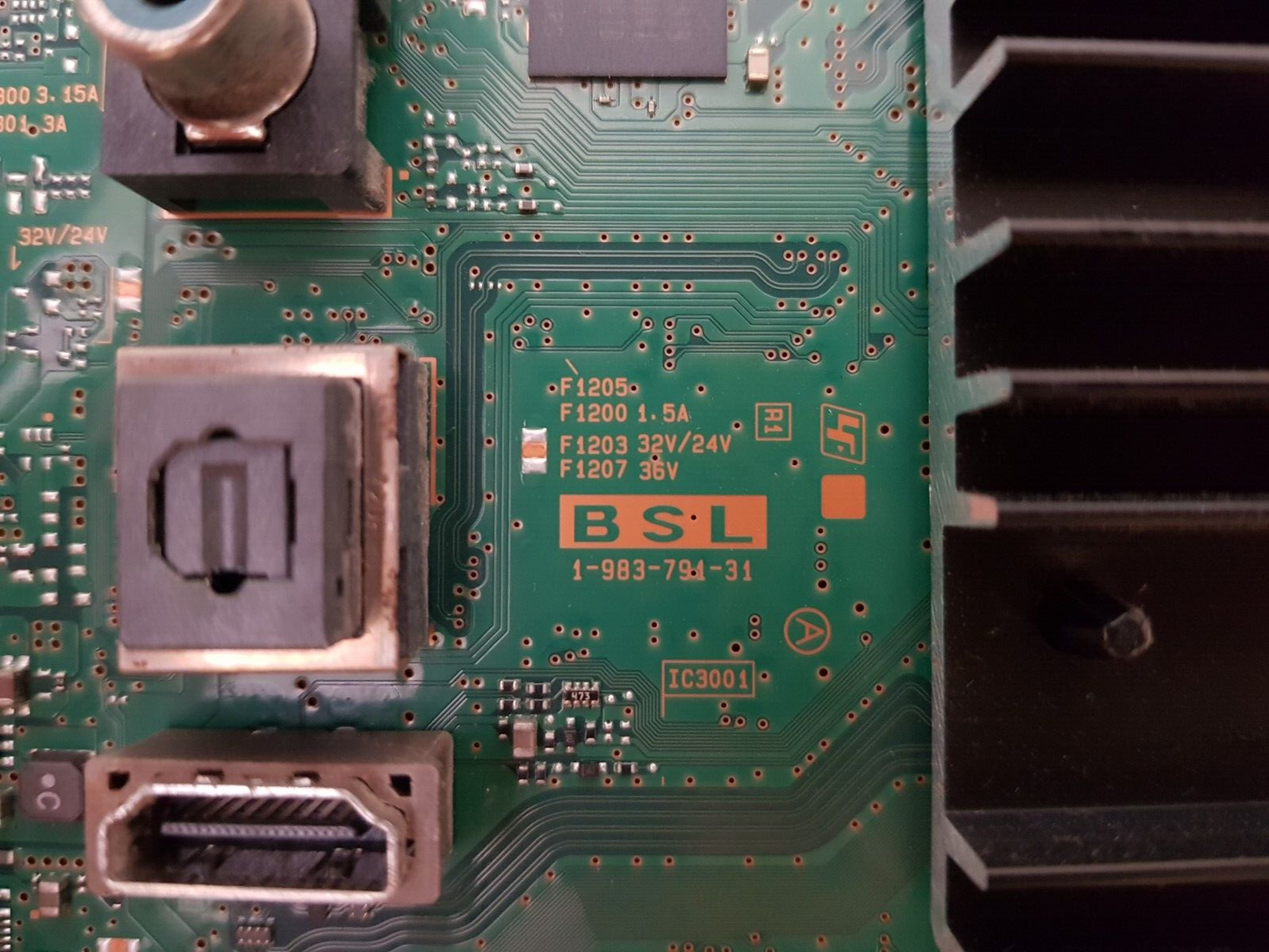 GENUINE SONY KD-55X8500G MAIN BOARD BSL A2229442A 5534 1-983-791-31