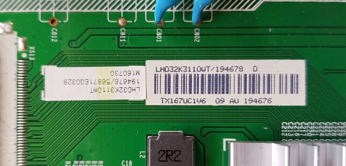 GENUINE HISENSE 32K3110W MAIN BOARD RSAG7.820.6610 LHD32K3110WT