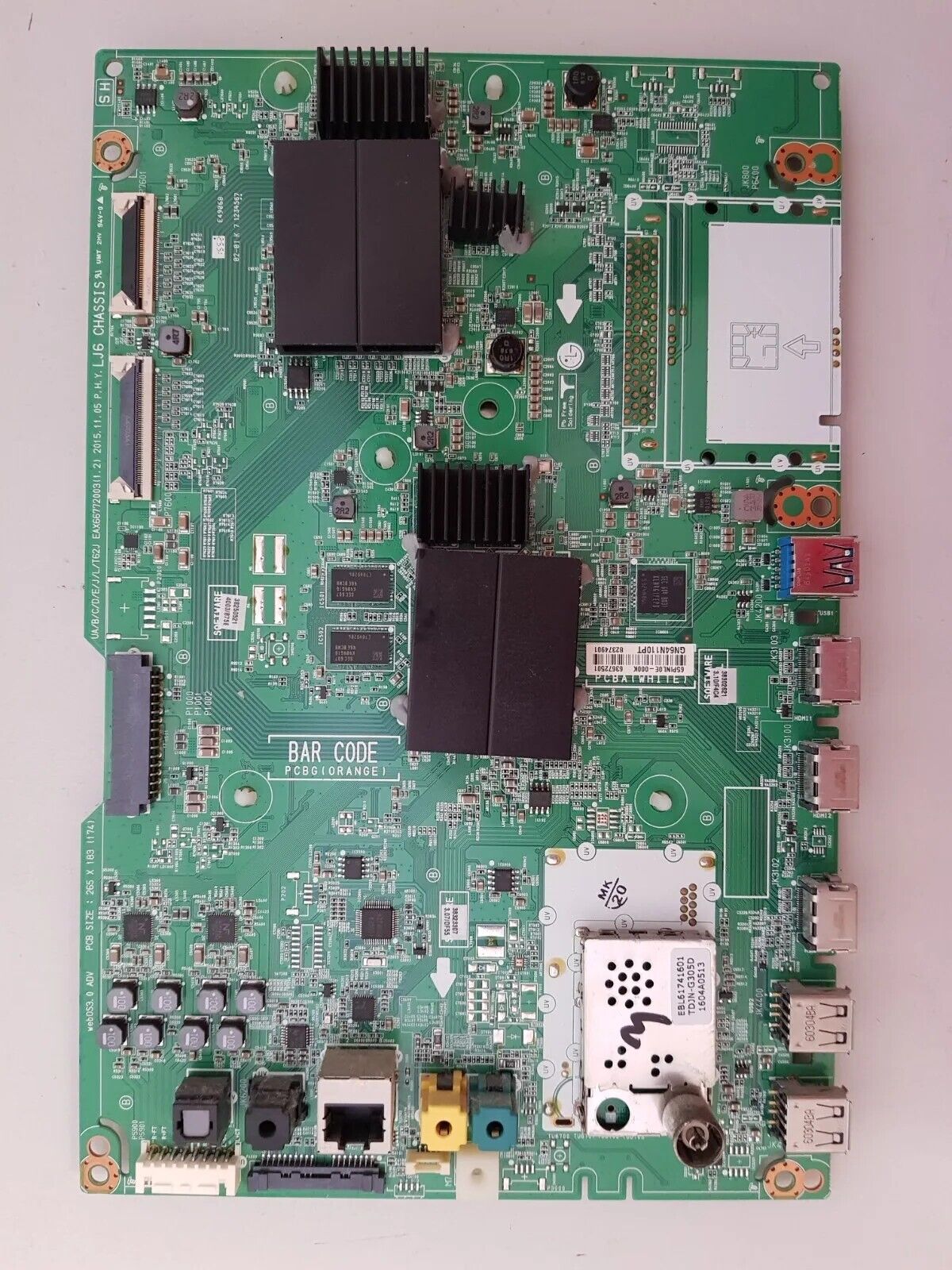 GENUINE LG 60UH850T MAIN BOARD EAX66772003 (1.2) 63672501 82374901