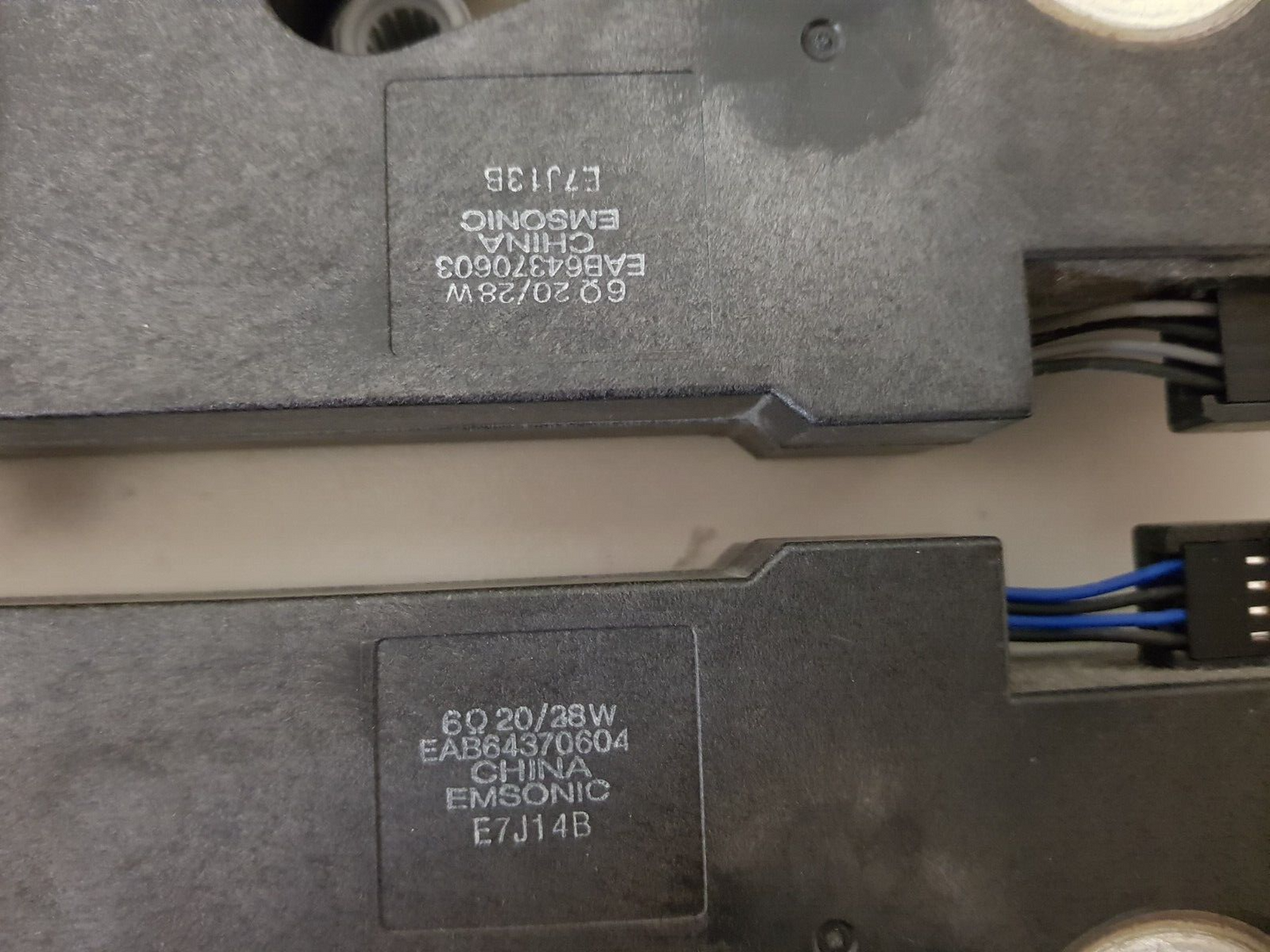 GENUINE LG OLED 55B7T L&R SPEAKERS EAB64370603 EAB64370604