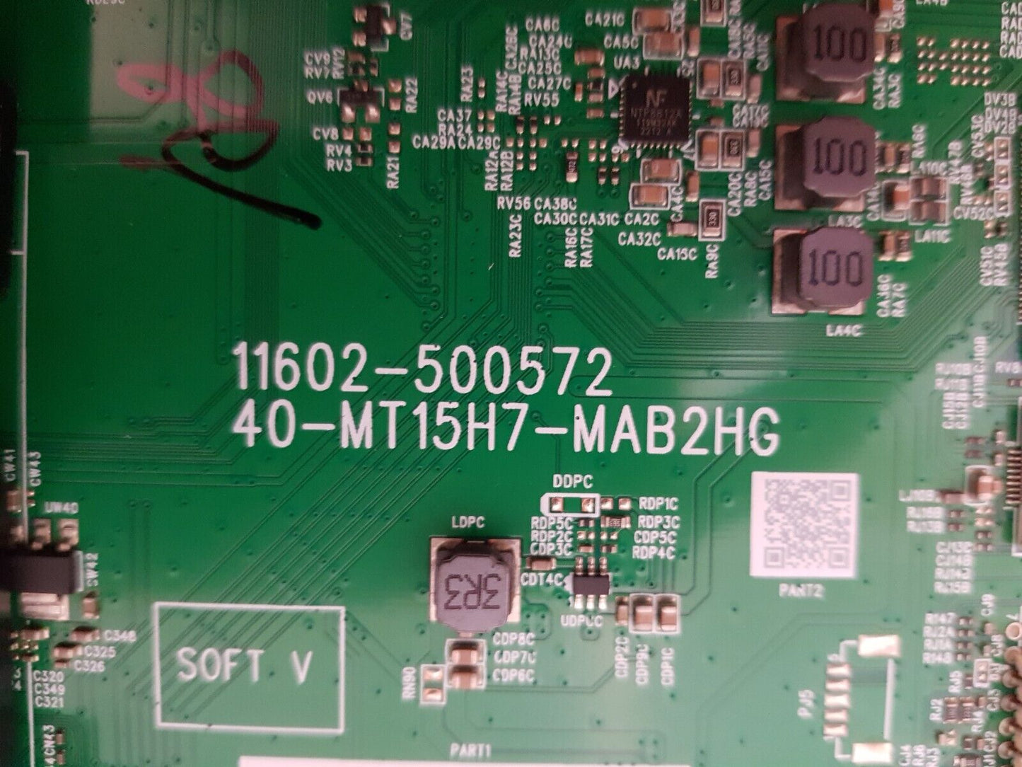 GENUINE TCL 75C845 MAIN BOARD 40-MT15H7-MAB2HG 11602-500572 V8-T615T03-LF