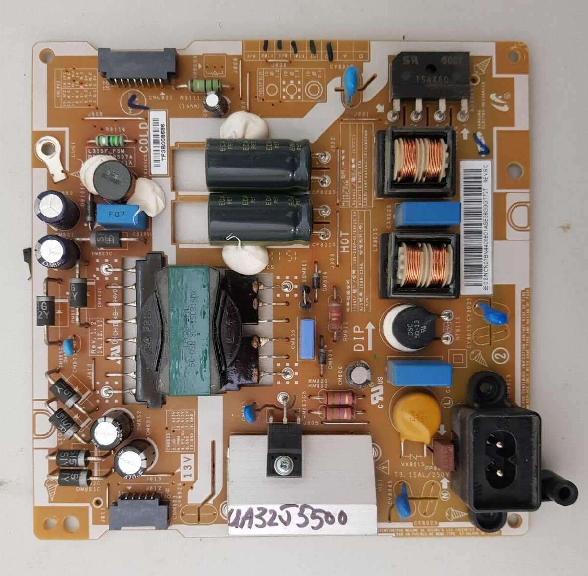 GENUINE SAMSUNG UA32J5500 POWER SUPPLY BOARD BN44-00801A L32SF_FSM