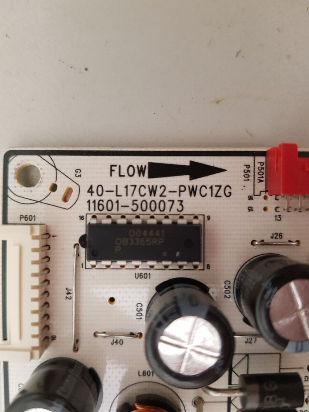 GENUINE FFALCON FF65U63 POWER SUPPLY BOARD 40-L17CW2-PWC1ZG 11601-500073