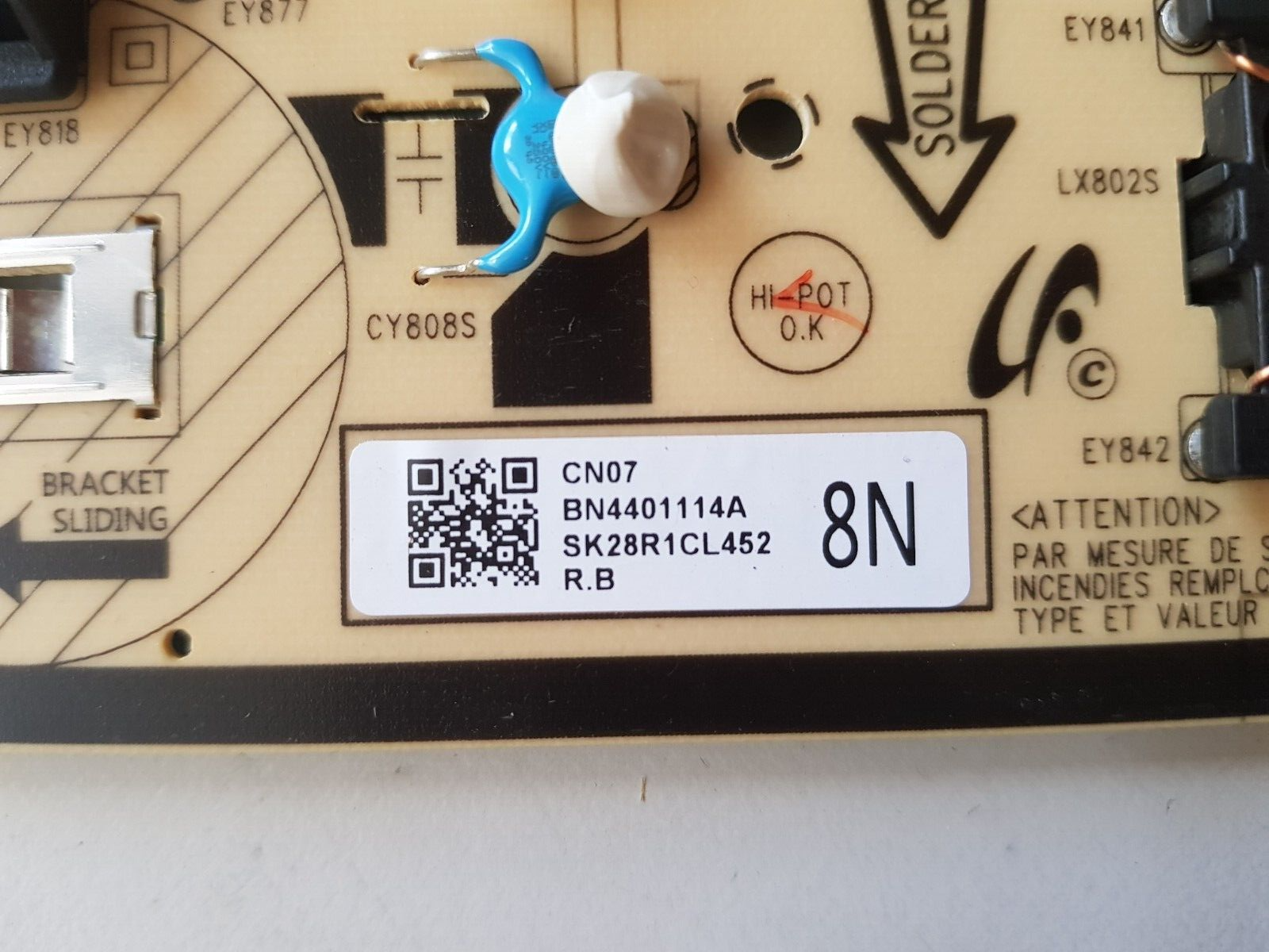 GENUINE SAMSUNG QA55QN85AAW POWER SUPPLY BOARD BN44-01114A L55SA8NA_APN