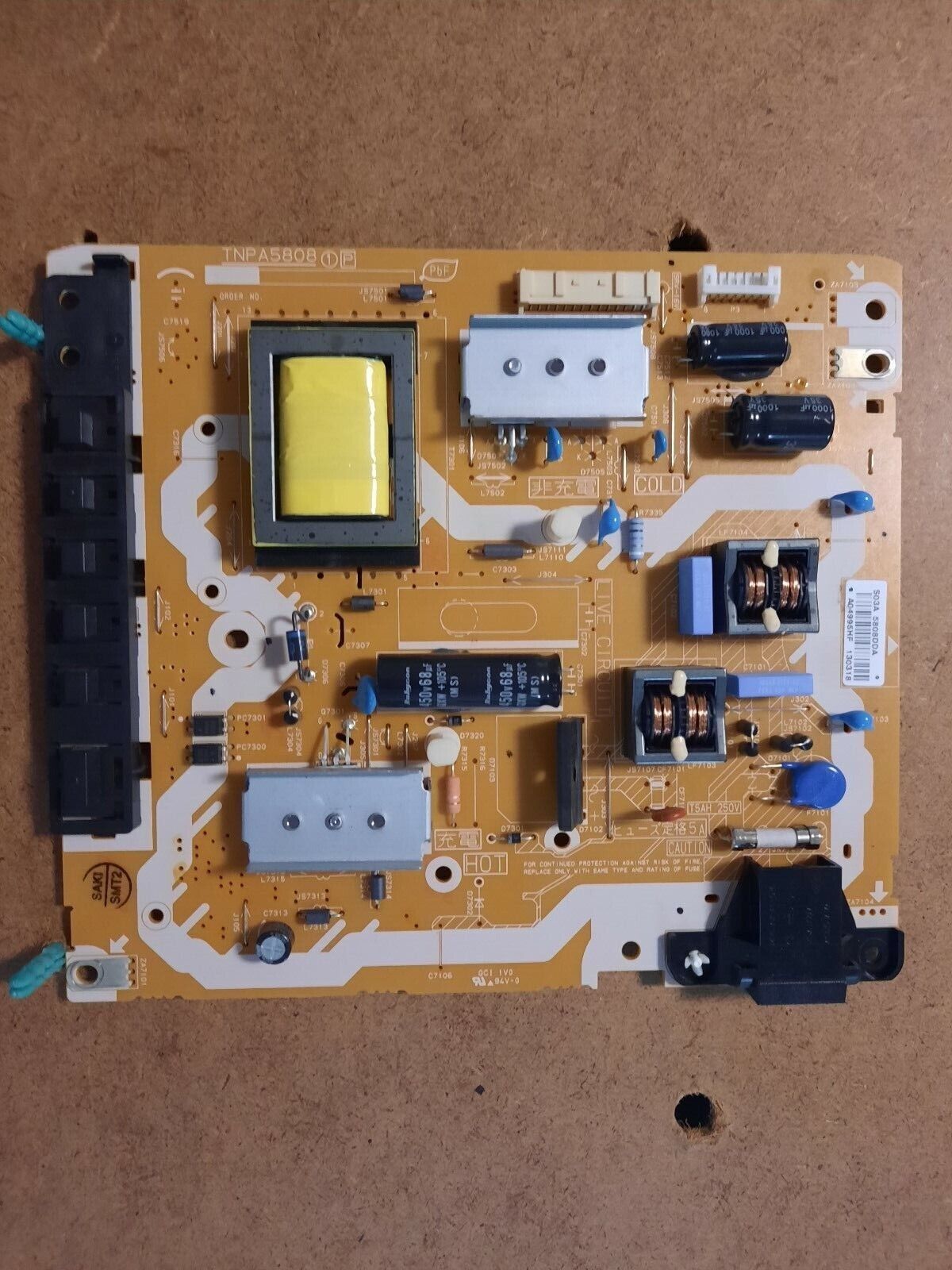 GENUINE PANASONIC TX-L32B6B Power Supply Board - TNPA5808(1)(P)